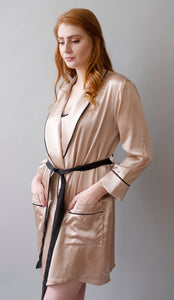 Pink Lady Collection - Silk Pink Robe